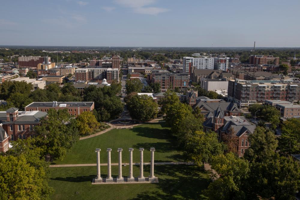 A picture of Mizzou's Campus